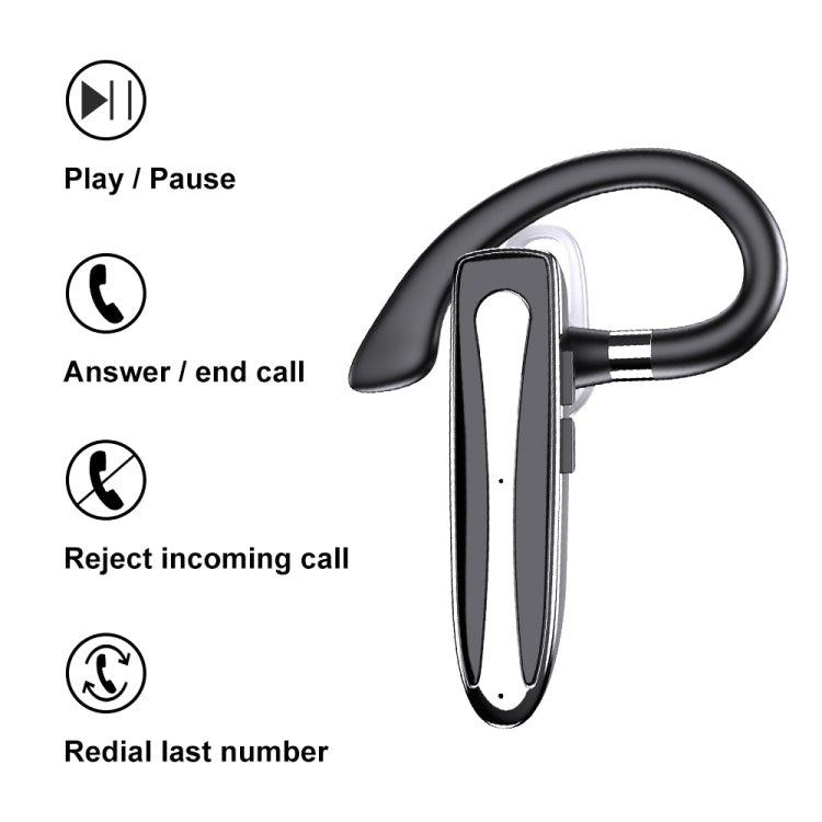 Écouteurs Bluetooth avec affichage numérique, compartiment de chargement, écouteurs sans fil pour voiture, réduction du bruit de conversation, 530-1 avec boîtier de chargement